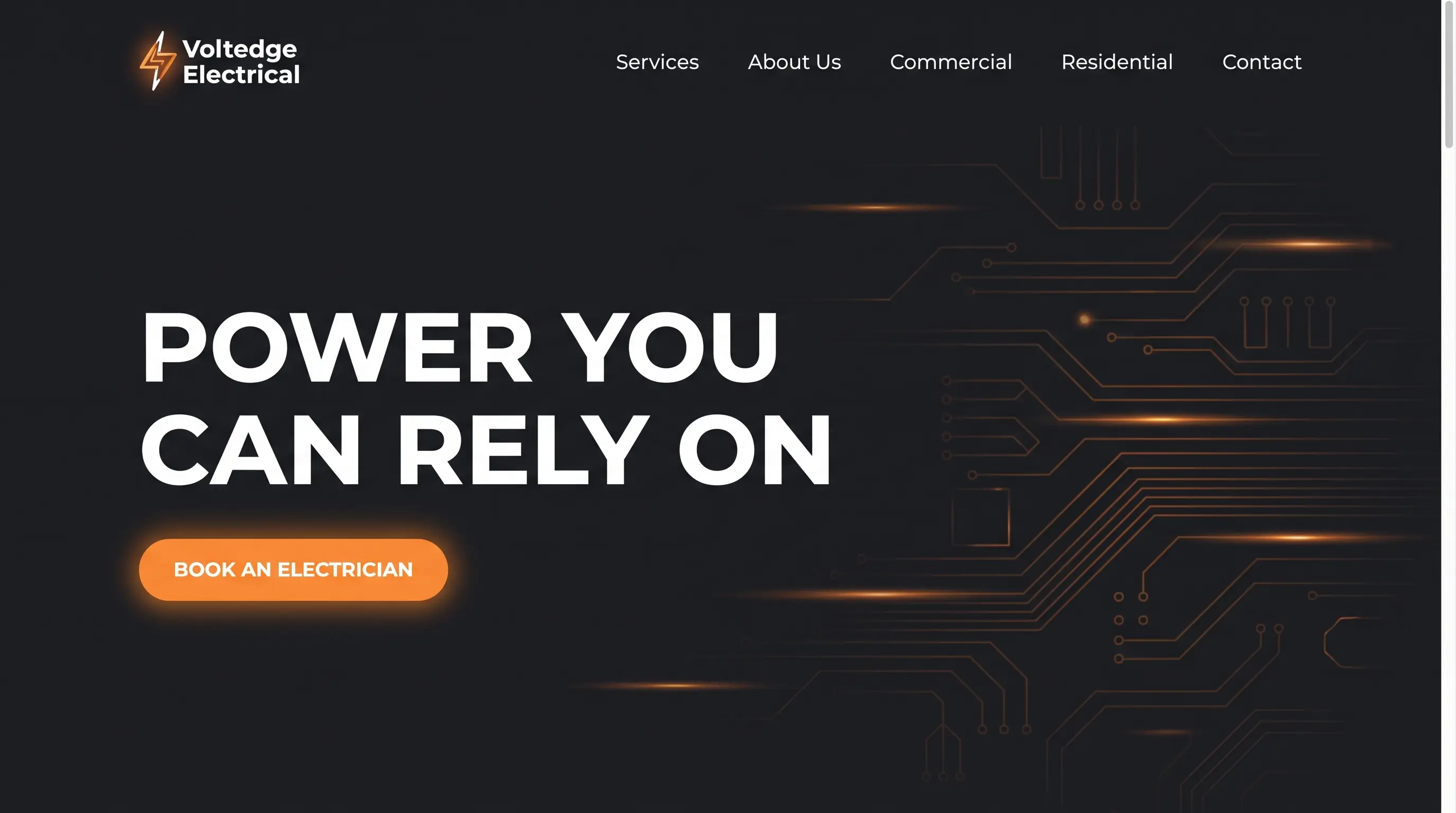 Sample website design — Building Contractors
